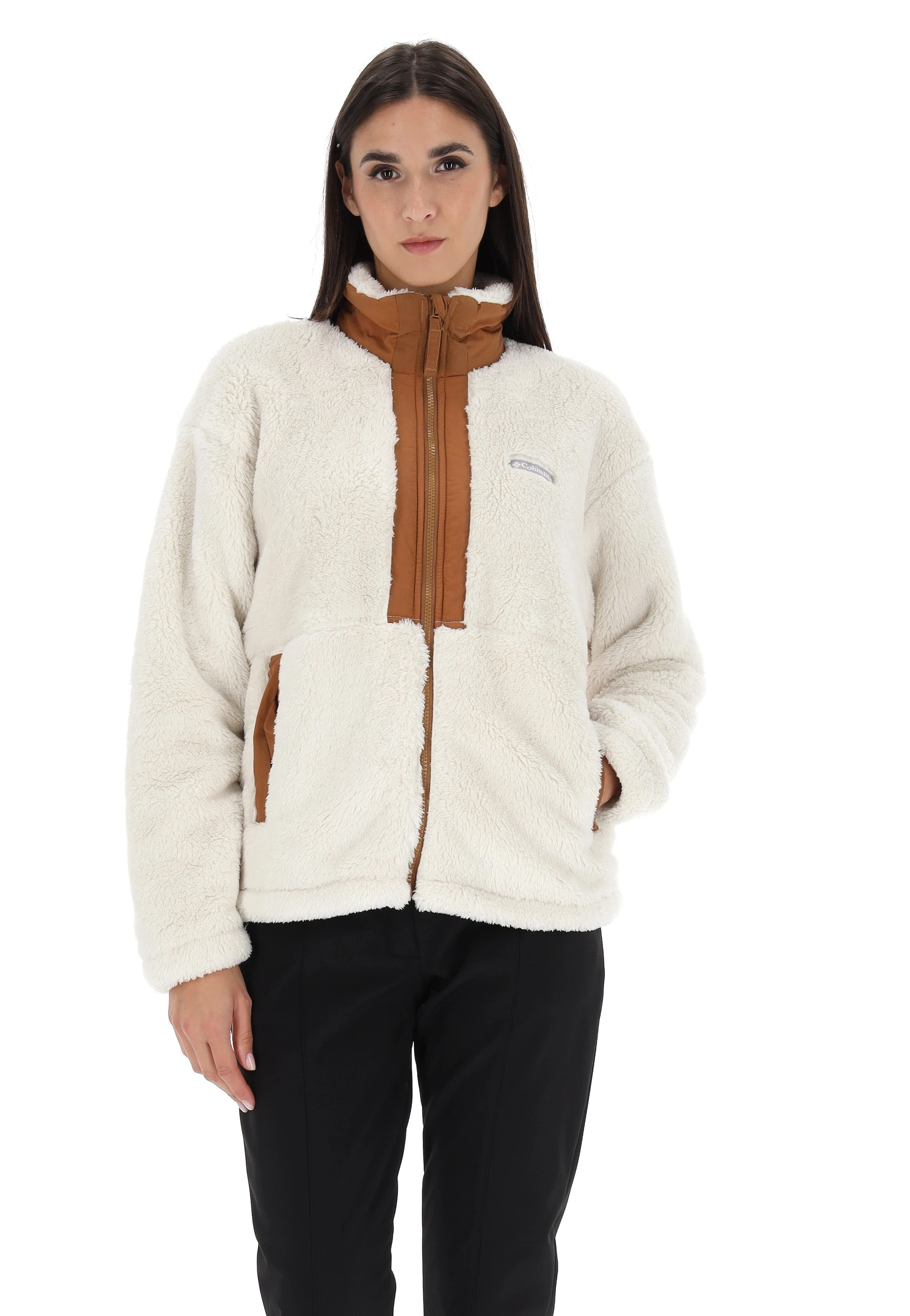 Pile con colletto a contrasto Columbia effetto sherpa art. 2085682